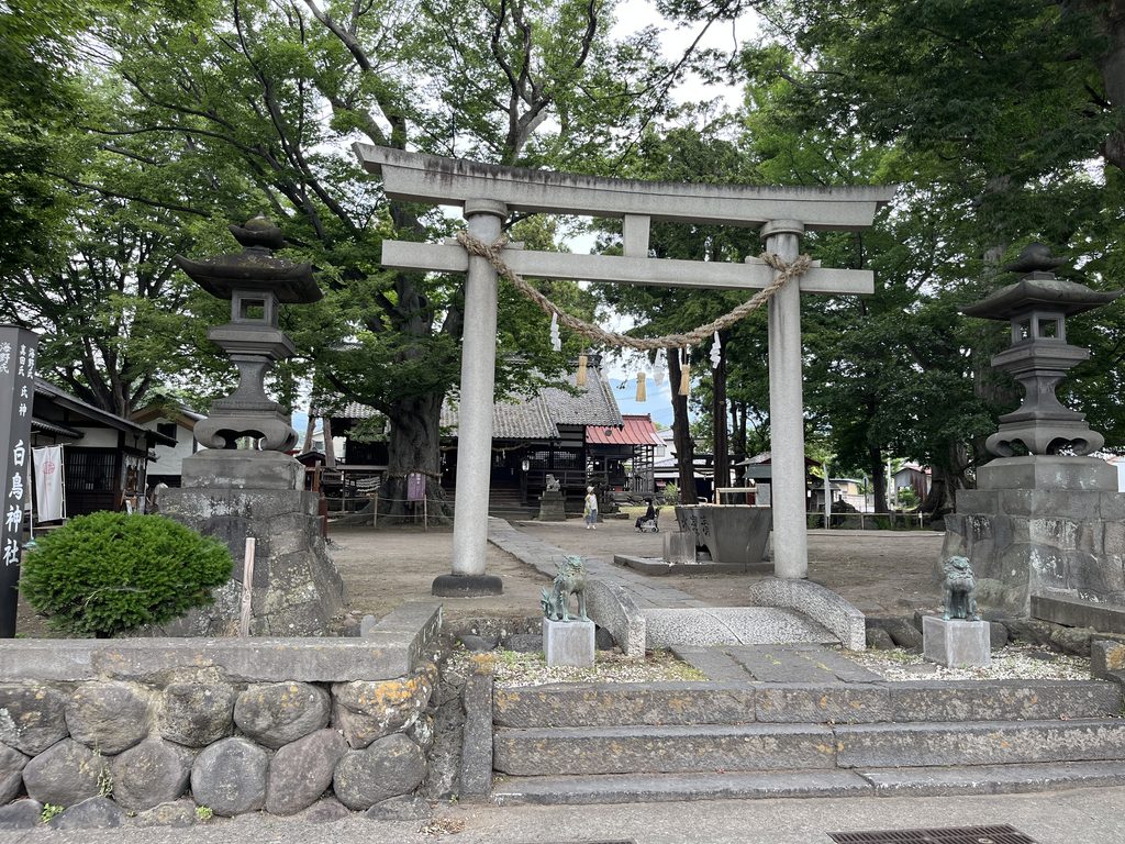 北國街道「海野宿」の白鳥神社の画像